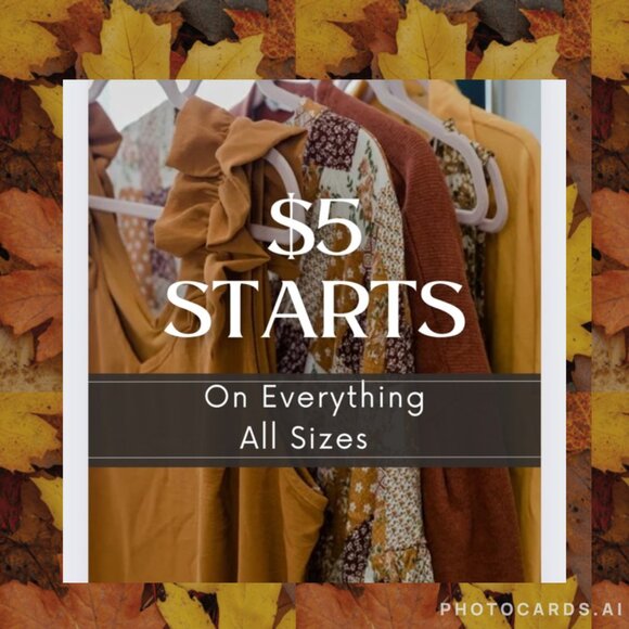 $5 STARTS!! Join Me For Live Fun Where You Can Shop & Earn A Chance To WIN! - Picture 1 of 1